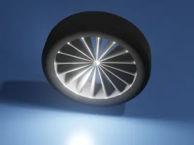 Car tire Free low-poly 3D model by AdiDesigns