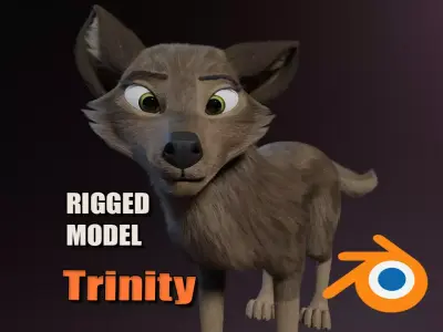 Trinity Wolf 3D model