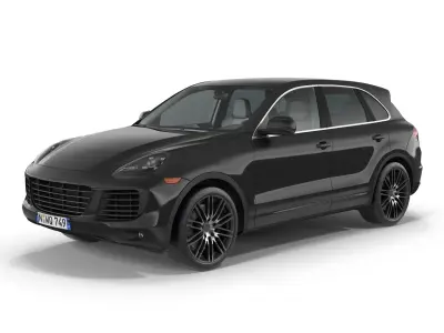 Luxury Crossover Generic Rigged 3D model
