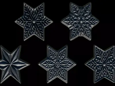 Snowflakes 3D print model