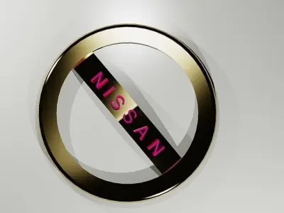 Nissan Cars Logo 3D print model