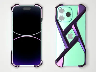 iPhone 14 Pro max-Titanium Cover  3D print model