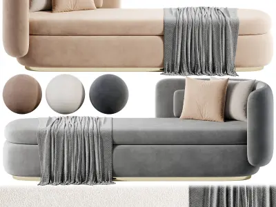 Shezlong glem Sofa 3D model