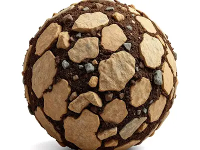 Rugged Stone Terrain model pack Texture