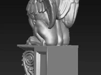 Corbel Decorative Dragon 3 3D print model