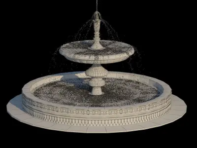 Classic Fountain 3D model