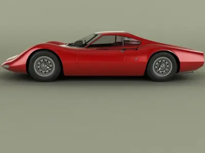 Ferrari 206 P Dino Pininfarina Berlinetta Speciale 3D model