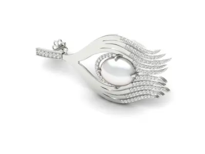 LUXURY MICROSETTING DIAMOND EARRINGS 3D print model buy