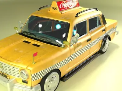 yellow-Taxi  3D model