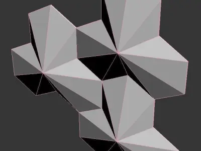 3d Panel wall panels - polystyrene Low-poly 3D model