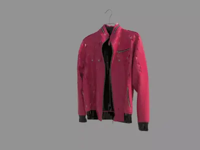 Fashion  Jacket  Red 3D model