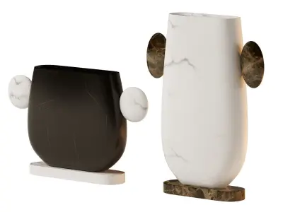 Tacca marble vase 3D model