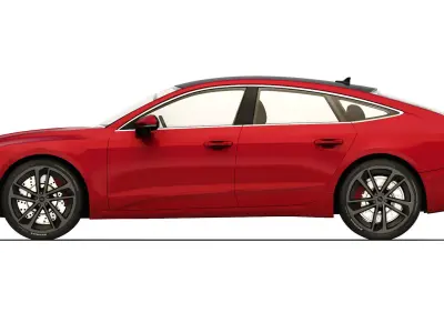 Audi A7 Sportback 2018 3D model