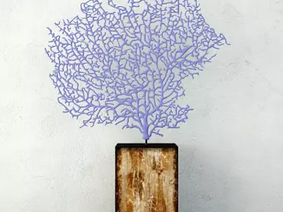 Lavender Exotic Sea Fan 3D model