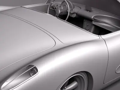 Chevrolet Corvette C1- custom 3D model