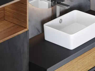 Bathroom furniture luxury DrCG Model No 35 3D model