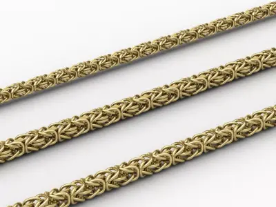 Byzantine chains 3D print model