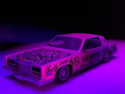 7 Rings Car - Sweetener World Tour Ariana Grande  3D model