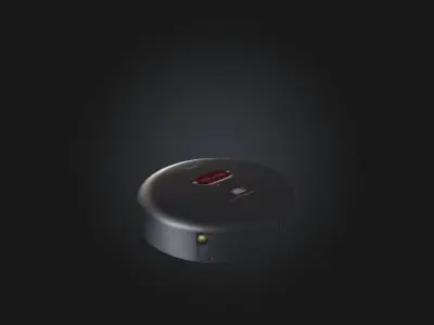 Button Low-poly 3D model buy
