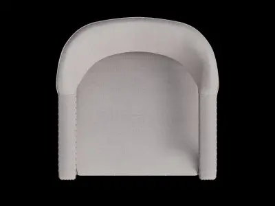 Mckinley Caster Game Chair 3D model