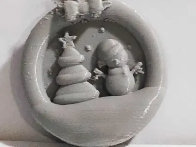 A cute Xmas Ball to decorate your tree 3D print model