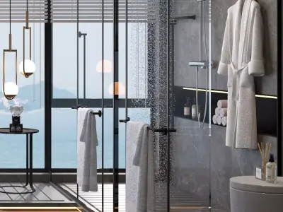 Bathroom Interior 012 3D model