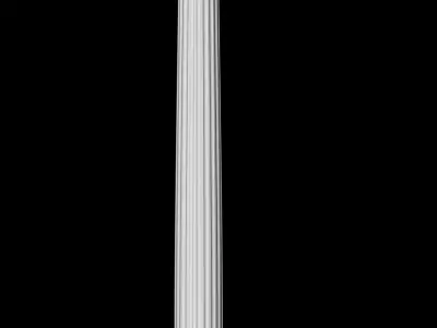 Complete corinthian column 3D model