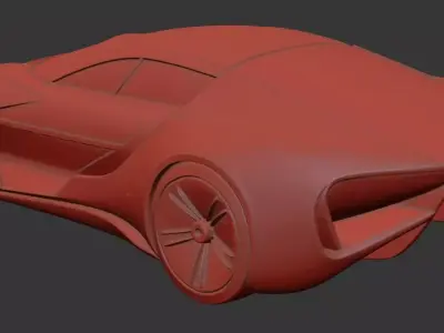 AI-Generated Concept Car - model 6 3D model