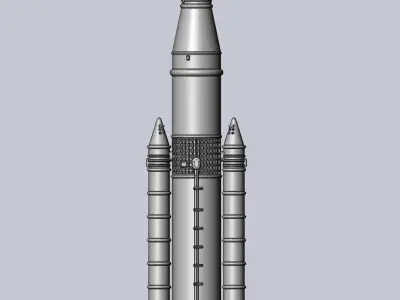 NASA SLS Block 1 Printable Rocket Model 3D print model