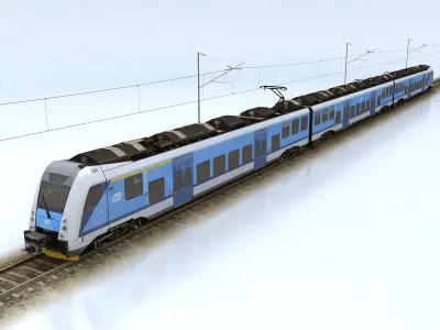 Regio Panter train Low-poly 3D model
