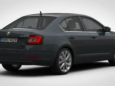 Skoda Octavia 2017 3D model