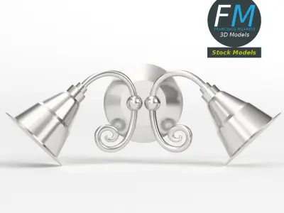 Wall light 4 3D model