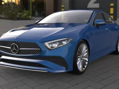 Mercedes Benz CLS Printable 3D print model