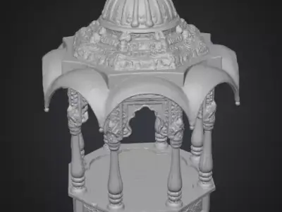 Indian Jharoka 3d 3D model