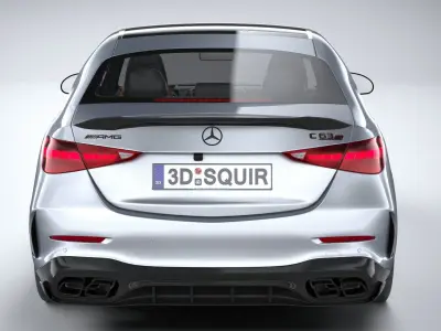 Mercedes-Benz C63S AMG E Performance 2023 3D model