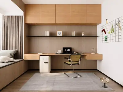 3D model of interior study 3D model shop