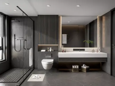 Bathroom 48 3D model