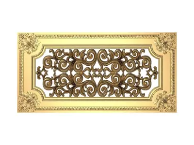  decorative pattern ready for 3D printing 3D model