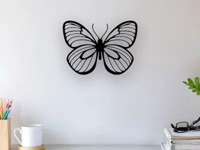 Butterfly Wall Art 3D print model buy