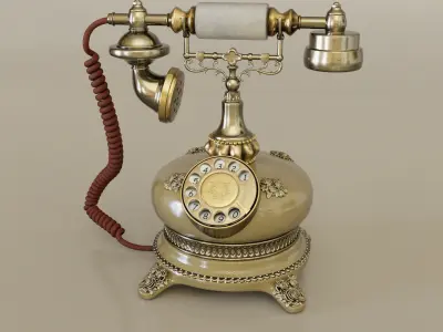 Vintage telephone 3D model
