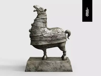 Metal Horse 3D model