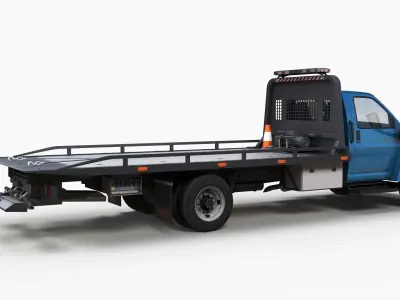 Towtruck Low-poly 3D model