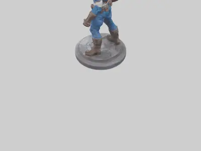 Captain America statue model 3D model
