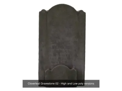 Collection of Tombs and Grave Stones - High and Low Poly