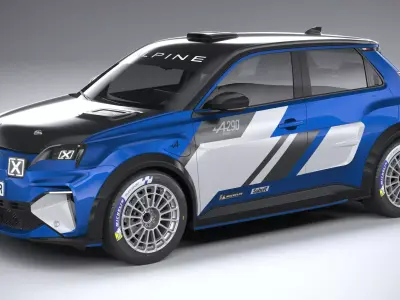 Alpine A290 Rallye 2026 3D model