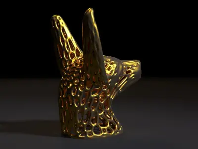 Anubis Voronoi 3D print model