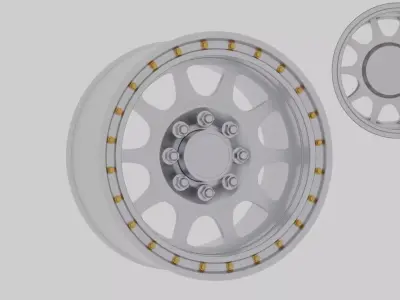 Method 201 Forged Beadlock 3D model