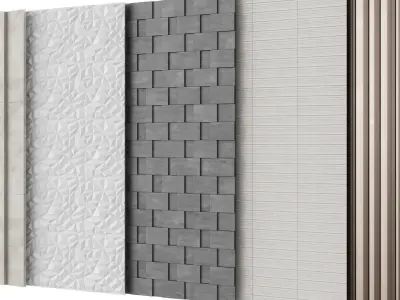 Decorative Wall Panel 01 3D model