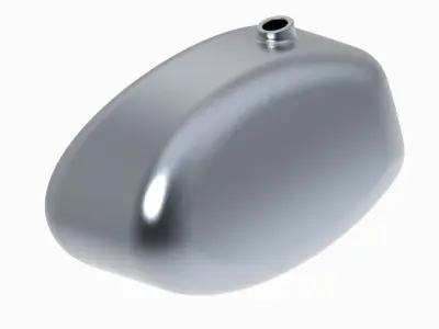 Classic Bike Fuel Tank 3D print model