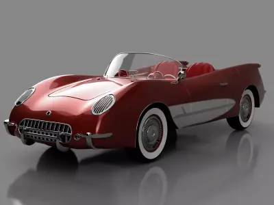 Chevrolet Corvette 3D print model